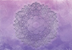 Fotótapéta Mandala Lila álmok Akvarell finomság 300x210 +ragasztó