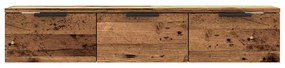 fali szekrény Régi fa 102x30x20 cm Gépelt fa