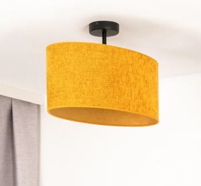 Duolla - Felületre szerelhető csillár OVAL 1xE27/15W/230V barna