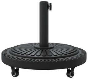 Napernyő Alap Kerek Kerekekkel Ø38-48 mm Rúdhoz 13 kg