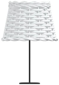 fehér fonott lámpaernyő Ø20x15 cm