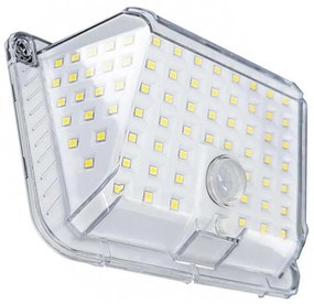 LED Napelemes Ă©rzĂ©kelĆs fali lĂĄmpa LED/5W/3,7V 1200 mAh IP44
