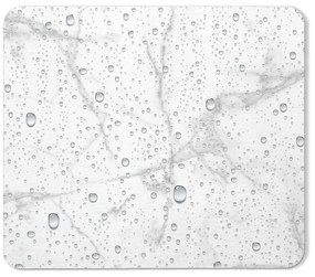 Fehér-szürke kovaföld fürdőszobai kilépő 35x45 cm Aqua – douceur d'intérieur
