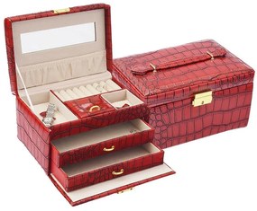 Ékszerdoboz JK Box SP-958/A7 piros