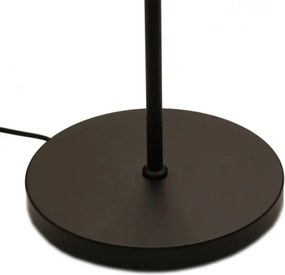 LED fényerőszabályozható állólámpa NORA LED/25W/230V 2200/3000/4000K + LED/5W 3000K fekete + távirányító