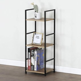 Polcos szekrény, MDF, barna, GD-213 OAK