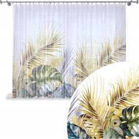 Függöny Kész 300x150 Fátyol Festett Béka Mintás 126