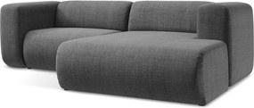 Szürke sarokkanapé (jobb oldali-heverő résszel) Ekahi – Makamii