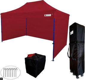 Elárusító sátor 3x4,5m  - Piros