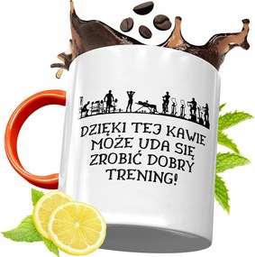 Narancssárga Bögre Edzőnek Ajándék fényképes nyomattal