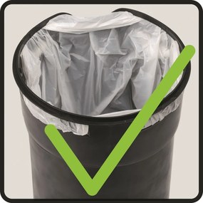Acél pedálos szemetes 3 l Leman – Wenko