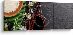 Kép - Sushi (órával) (90x30 cm)