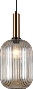 ITALUX PND-5588-1L-BRO-AMB ANTIOLA Többágú Függesztett Lámpa E27 IP20