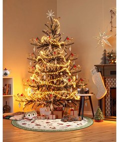 Zöld pamutkeverék kerek szőnyeg karácsonyi mintával ø 200 cm Toy's Delight Green Christmas – Villeroy&amp;Boch