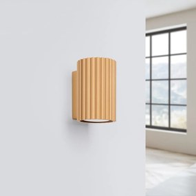 Aranyszínű fali lámpa Gleam – Sollux