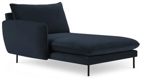 Sötétkék bársony heverő (bal oldali) Vienna – Cosmopolitan Design
