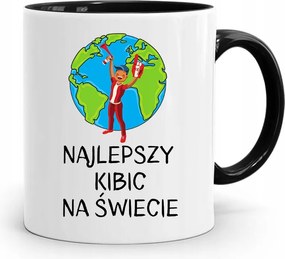 Szurkolóknak Szurkolói Bögre Fekete Ajándék fényképes nyomattal