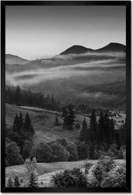 Poszterek keretben 40x60 Lengyel Kárpátok hegyei