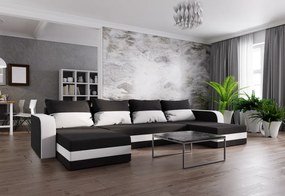 WELTA ágyázható U alakú ülőgarnitúra 313x80x139 mikrofázis 15/31