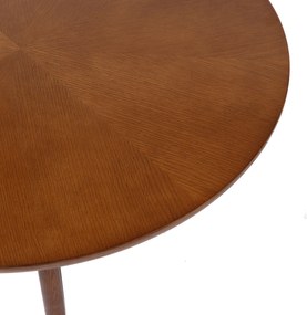 MAZZONI EXPORT BELLUNO Natúr Dió (Sötétbarna) - FA DOHÁNYZÓASZTAL Ø65 cm KEREK MODERN CLASSIC
