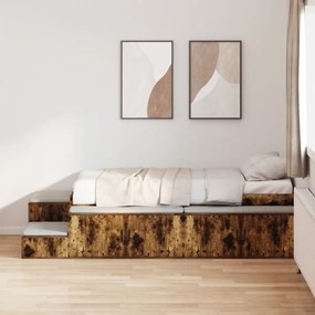Tároló Ágykeret Füstölt Tölgy 75x190 cm