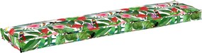 vidaXL Raklap Párna Trópusi dzsungel 180 x 40 x 8 cm Oxford Szövet