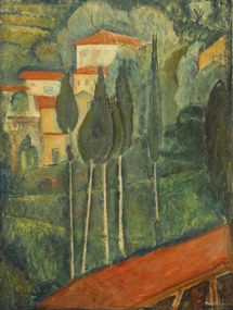 Reprodukció Landscape, Amedeo Modigliani