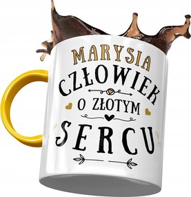 Sárga Bögre Maji Marinak Ajándék Nyomtatott Fotóval