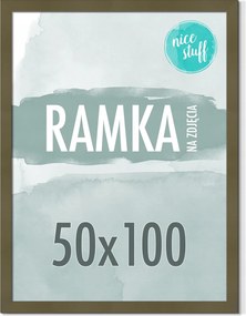 Képkeret 50x100 Képkeret 100x50 Poszter Képkeret Zöld Olíva