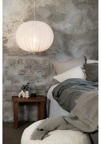 Fehér függőlámpa textil búrával ø 50 cm Florence – Markslöjd