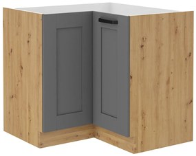 Sarok alsó konyhaszekrény Lucid 89 x 89 DN 1F BB (artisan tölgy + dustgrey). 1045582