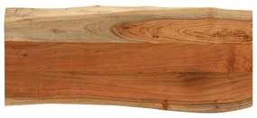 tömör akácfa téglalap alakú asztallap 90 x 40 x 3,8 cm
