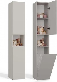 Kashar Nel III fürdőszoba szekrény, 31x174x30 cm, kasmír