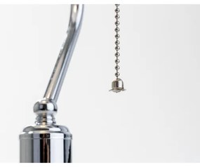 Brilagi - BANK OFFICE asztali lámpa 1xE27/60W/230V króm-fehér