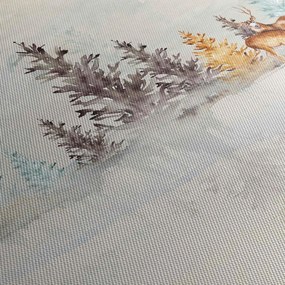 Kép - Akvarell erdő (120x50 cm)
