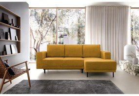 Sarokkanapé Rodriguez mini (J) (mustár + fekete). 1099144