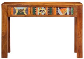 tömör akácfa tálalóasztal 110 x 35 x 75 cm