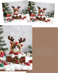 3D mikroszálas ágyneműhuzat RUDOLPH KITTEN színes Ágyneműhuzat mérete: 70 x 90 cm | 140 x 200 cm