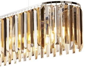 Searchlight 9838-8CC - Csillár zsinóron CLARISSA 8xE14/40W/230V