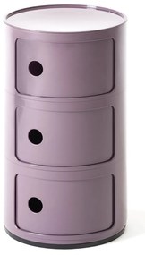 Kartell Componibili 4967 tárolóasztal, 3 tároló rész, több színben Szín: lila