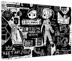 Kép - Graffiti (90x60 cm)