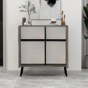 Darien - Gordion Marble, Black Wood