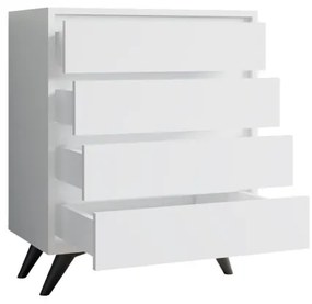 Szekrény SUVERA 86x70 cm fehér