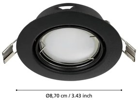 Eglo 900752 - KÉSZLET 3x LED Beépíthető lámpa PENETO 1xGU10/4,6W/230V