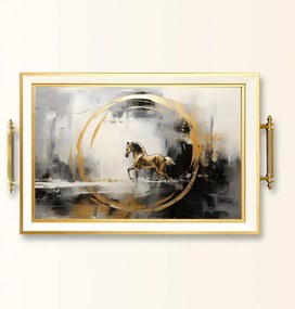 Üveg tálca, 38×24 cm – TPB9830