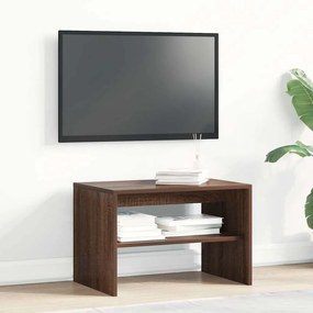 barna tölgy színű szerelt fa TV-szekrény 60x40x40 cm
