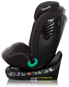 Lionelo-forgatható autósülés alappal BASTIAAN ONE i-Size 40-150 cm Black Carbon