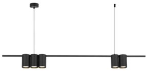 Csillár zsinóron GENESIS 5xGU10/8W/230V fekete