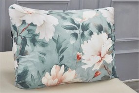 Türkiz egyszemélyes háromrészes mikroszatén ágyneműhuzat 140x200 cm Selma – My House