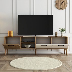 TV asztal/szekrény Essex (tölgy + fehér). 1073460